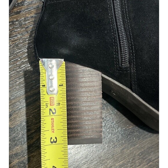 Ugg Koolaburra Amalea Boots Women’s 11 Heels Suede Leather Ankle Booties Black - Picture 9 of 9